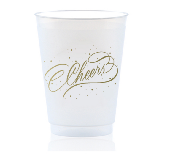 Cheers Frosted Cups – Kelly Fields Boutique